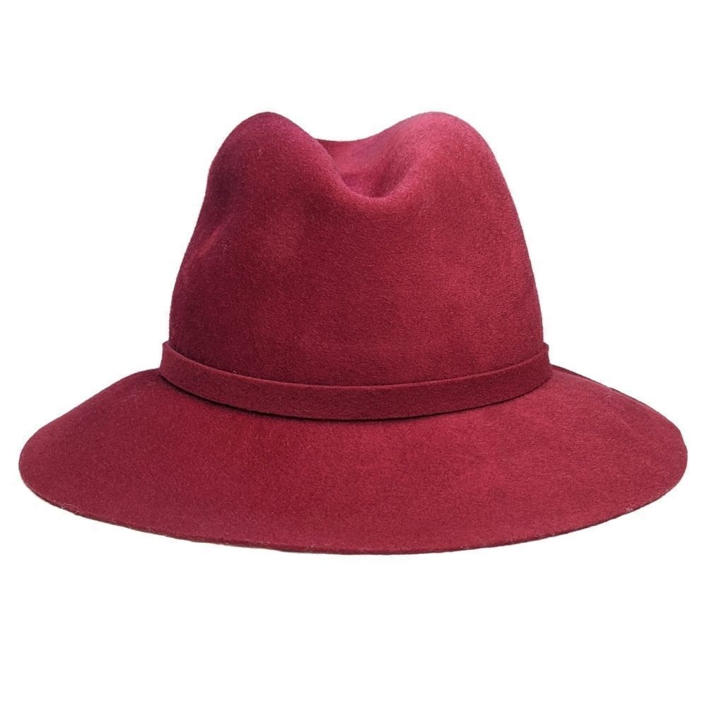 Adolfo II NY Paris Vintage Burgundy 100% Wool Hat